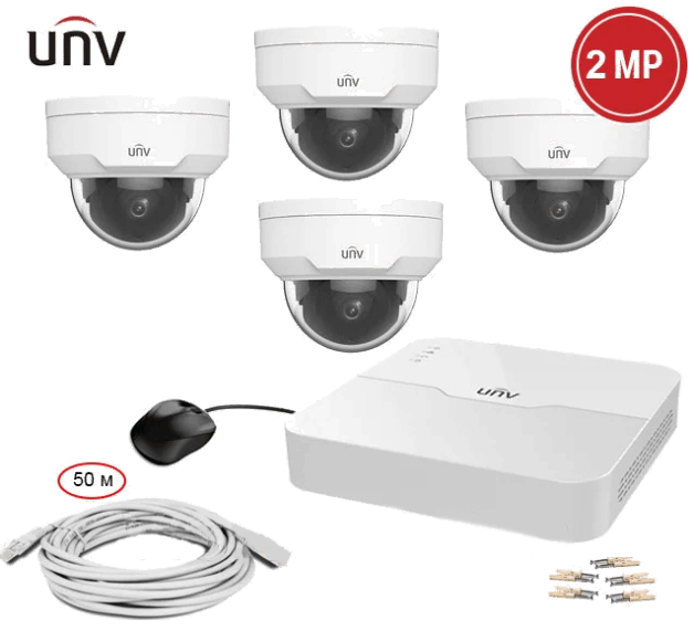 Бездротові Wi-Fi комплекти відеоспостереження Uniview 